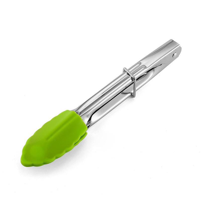 Stainless Steel Silicone Food Tong  Kitchen Tongs Silicone Non-slip Cooking Clip Clamp BBQ Salad Tools Grill Kitchen Accessories
