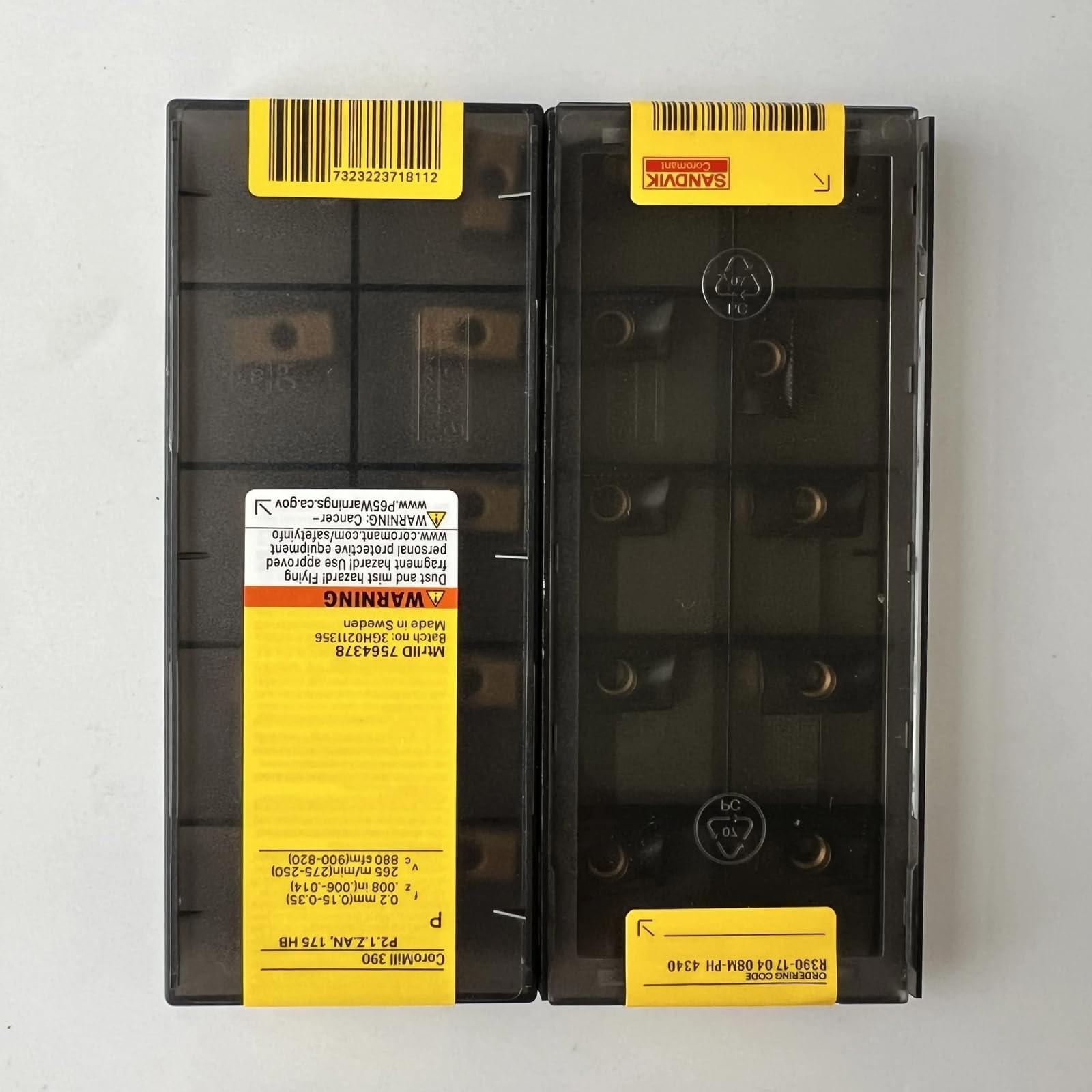 

Original Sandvik / R390-170408M-PH 4340 / CNC lathe carbide blade 10 Pcs