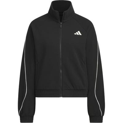 Jaqueta Feminina SS25 Stadium Knit Caimento Solto Gola Alta Simples Versátil KC0018