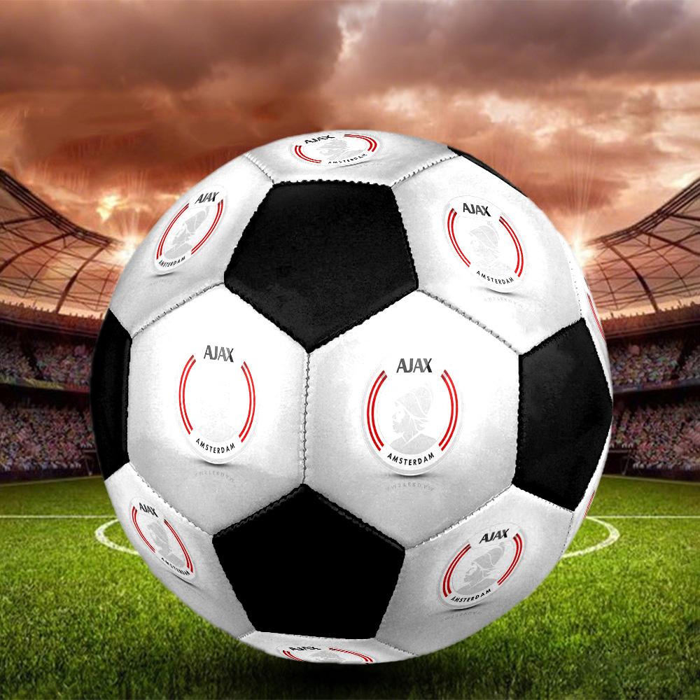 AFC Ajax Soccer Ball Colorful All Ages Machine Stitched PVC Competition Ready Durable High-Bounce.SIZE5