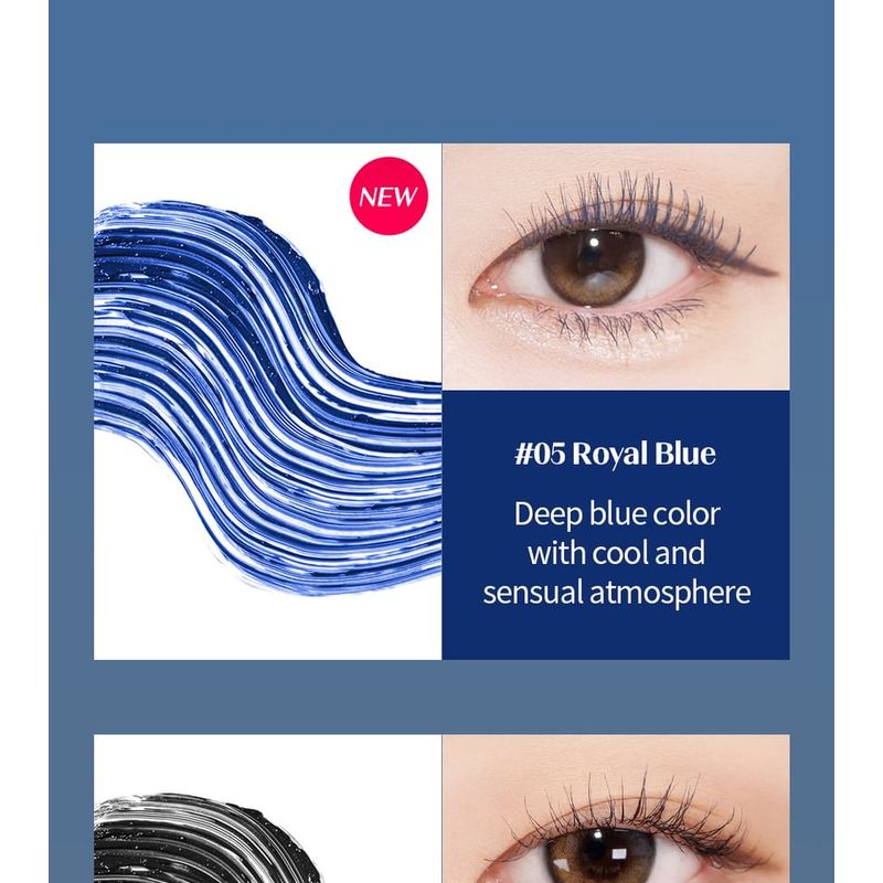 COSNORI - Perfect Setting Mascara Waterproof Long & Curl - 5 Colors