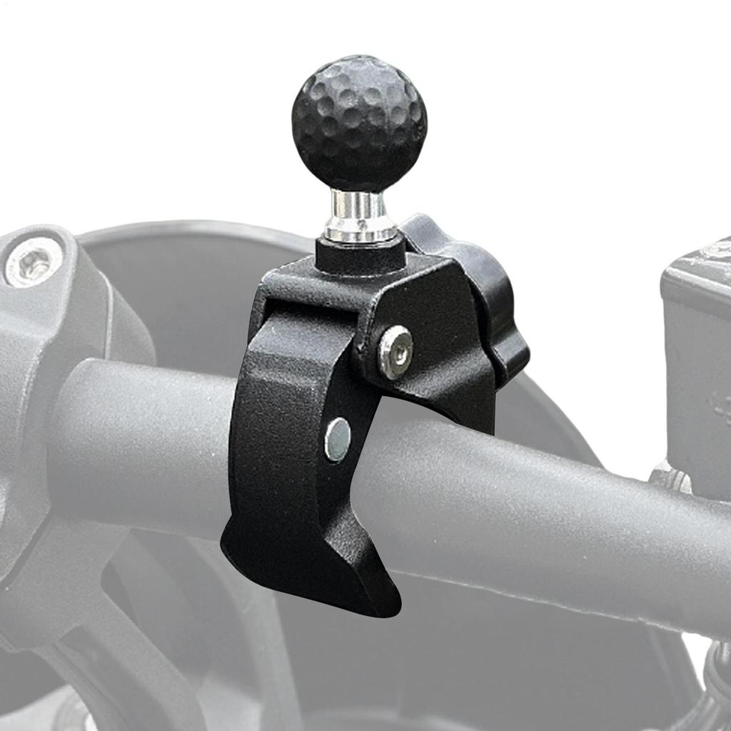 Action Camera Mount Aluminum Alloy Strong Clamp Ball Head Motorcycle Bracket Clip Ball Head Accessories Sports Camera Fixed Base