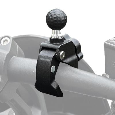 Action Camera Mount Aluminum Alloy Strong Clamp Ball Head Motorcycle Bracket Clip Ball Head Accessories Sports Camera Fixed Base