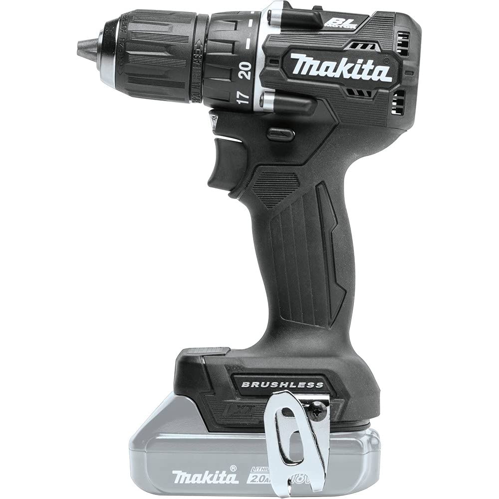 Makita 18V LXT Lithium Ion Subcompact Brushless Cordless 12 Inch Driver Drill Tool Only Black XFD15ZB