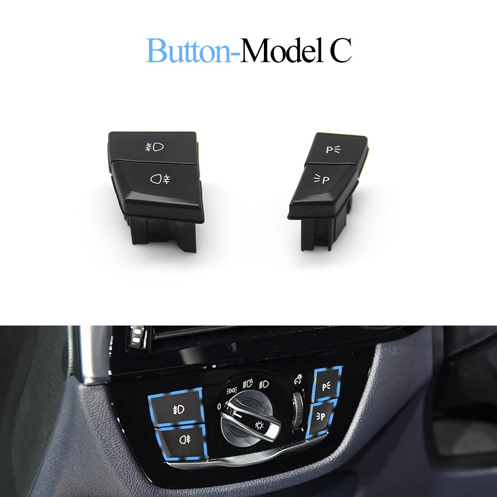 Car Interior Headlight Lamp Switch Button Rotary Knob For BMW 5 Series 6GT X3 X4 X3M X4M M5 G30 G11 G12 G01 G02 G08 F90 F97