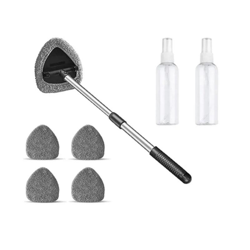 Telescopic Microfiber Car Window Cleaning & Defogging Brush Set