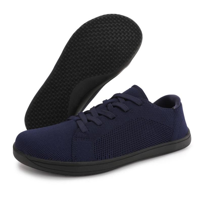 Wide Toe Casual Sports Shoes Minimalist Barefoot Walking Shoes Gym Training Sneakers Light Elastic Flats