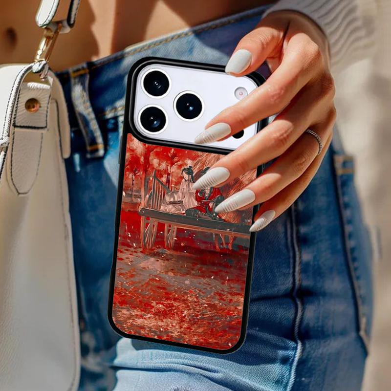 Anime Tian Guan Ci Fu Phone Case For iPhone 17 Air 14 15 13 12 Max Cover For Apple 14 15 16 16e 11 Pro Max Plus Coque