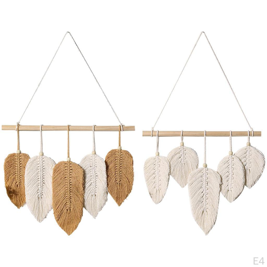 Boho Tapestry Handmade Knitting Tassels Macrame Wall Hanging Room Decor