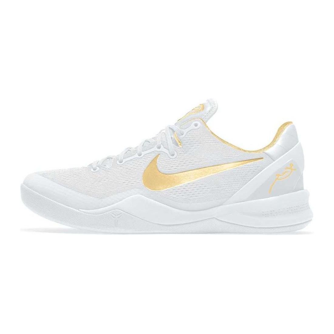 

Nike Детские кроссовки Kobe 8 GS Mambacita Белый металлик-золотой Черный FN0266-102 36
