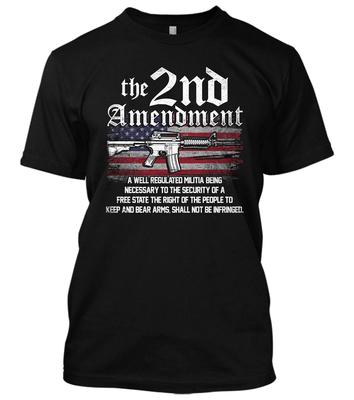 The 2Nd A D T American Flag Gun Ar 15 Bullets Patriotic Tees Unisex T-Shirt