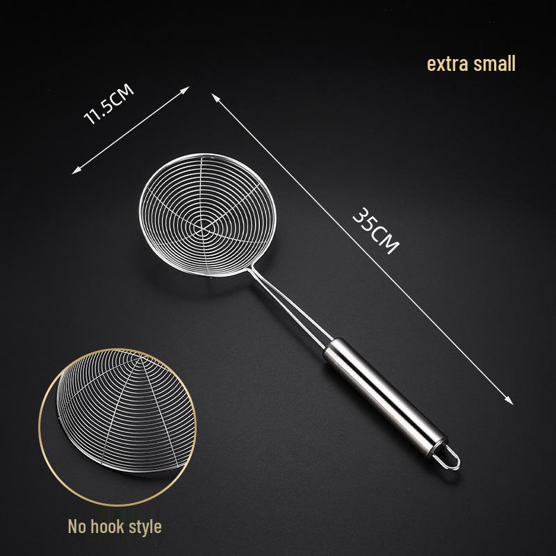 Stainless Steel Thickened Skimmer for Hot Pot, Noodles, Dumplings, Frying, and Kitchen Straining.