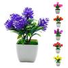 Stunning Artificial Potted Flowers Realistic Plastic Birthday Gift