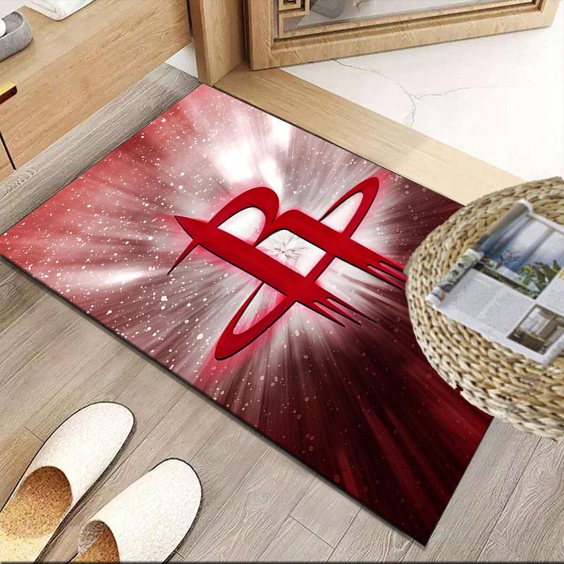 Rockets Basketball Team  Carpet, Kitchen Rugs, Yoga Mat, Non-Slip Mats, Rug for Bathroom, Living Room bedroom, Camping Rugs Christmas Gift