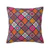 Custom Bohemia Ethnic Mandala Flower Cushion Cover 45x45 Cm Polyester Throw Pillow Case For Sofa Decoration Bedding Pillowcase