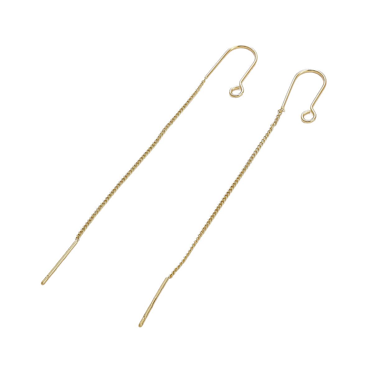 

2 шт медная U-образная цепочка для ушей для изготовления ювелирных изделий своими руками, аксессуары для рукоделия 7x14mm 2pcs