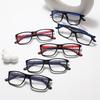 6PCS Sporty Ultra-Light TR90 Sports Reading Glasses Fashion Anti-Blue Light Reading Glasses Sports Frames Unisex Men Women