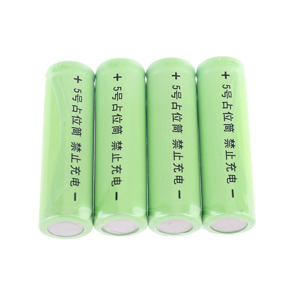 No Power AA Dummy Fake Battery Setup for Shell Placeholder Cylinder Conductor Only Fake Box For Lithium Iron Phosphate 4