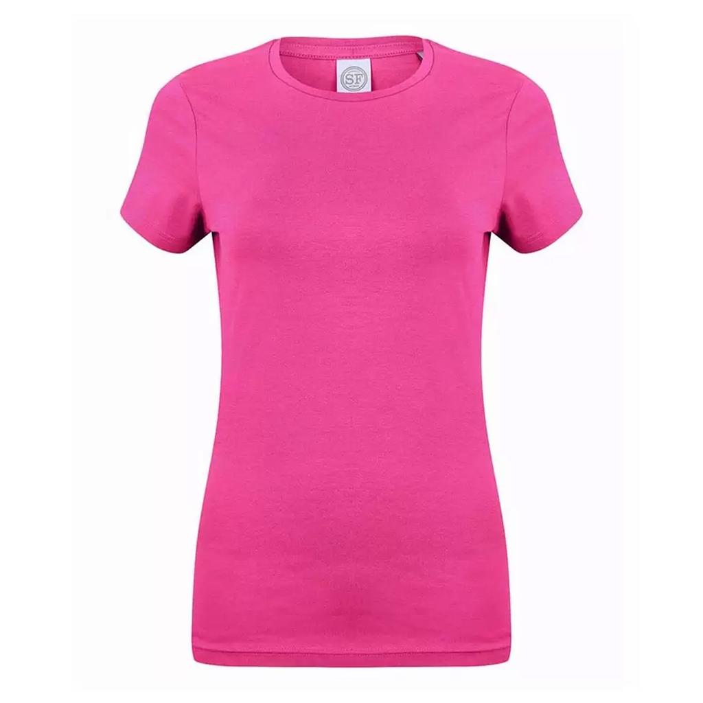 SF Women Womens/Ladies Feel Good Stretch Set-in T-Shirt
