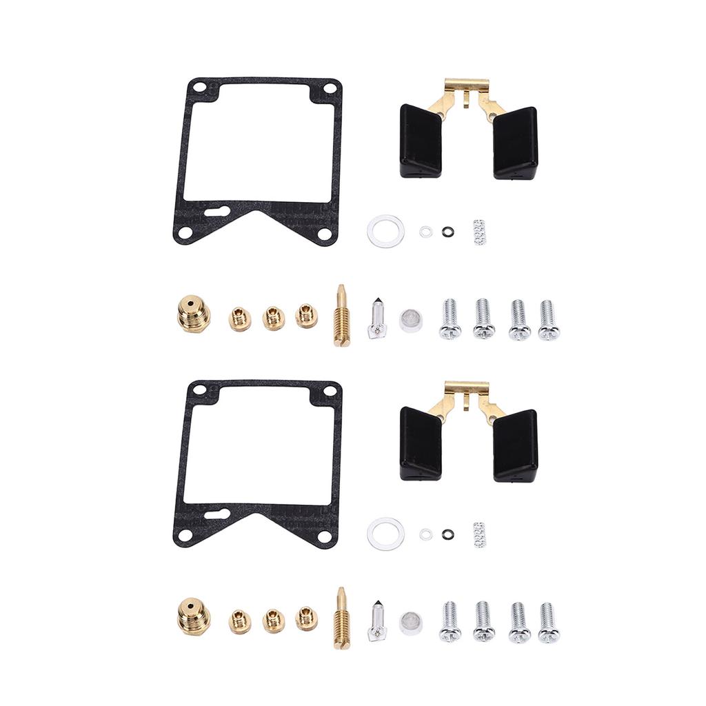 2 Set 34 Stück Vergaser Reparaturset mit Kraftstoffbecher Schwimmer 2416113 Ersatz für Virago 750 XV750 1981‑1983