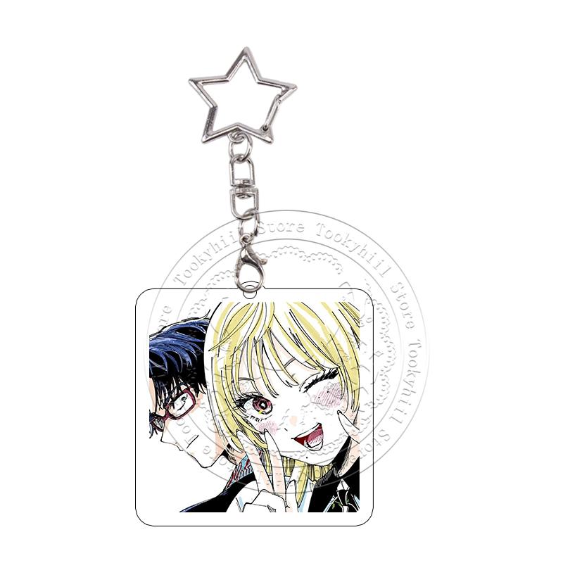 Marriagetoxin Acrylic Keychain Hikaru Gero Kinosaki Poster Keyring Kawaii Cartoon Role Pendant Decoration Accessories Girl Gift