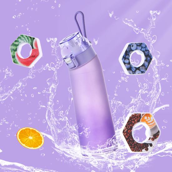 700ML Water Cup Air Up Water Bottle Flavour Capsules Fruit Fragrance Leak-proof Sports Drinking Cup for Outdoor Travel Hiking