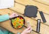 Brabantia make&amp;take lunch box portavivande rotondo 1l dark grey