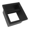 Black Rubber Coffee Knock Box Bottomless Bottomless Knock Box Residue Box  Home Coffee Bar