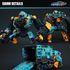 BEASTBOX 52TOYS BEASTDRIVE BD-13 CYCLOPS Assembly Toy, Transforms from Mech To Truck, Highly Articulated Action Figure, Transforming Toy, Robot