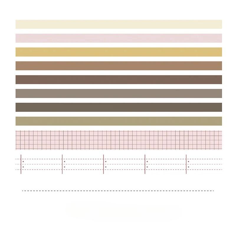 10 Rollen Kawaii Washi Tapes Set Schulsachen Niedliche Aufkleber Masking Tape Ästhetische Schreibwaren Scrapbooking Journal Dekoration