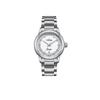 Plum Blossom Airmaster Series Automatic Mechanical Movement 50 Meters 39mm White Dial Stainless Steel Case Stainless Steel Strap 93933S-366