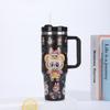 Cartoon Stainless Steel Thermos Cup Large Capacity Car Cup 40oz Car Cup Thermal Insulation Water Cup
