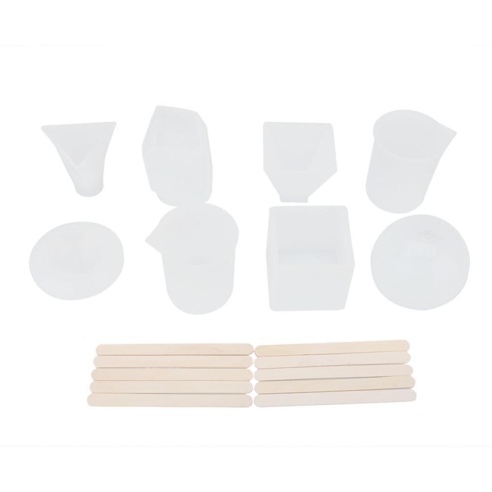 18Pcs Easy Release Silicone Mold Set Reusable DIY Jewelry Tool For Jewelry Making