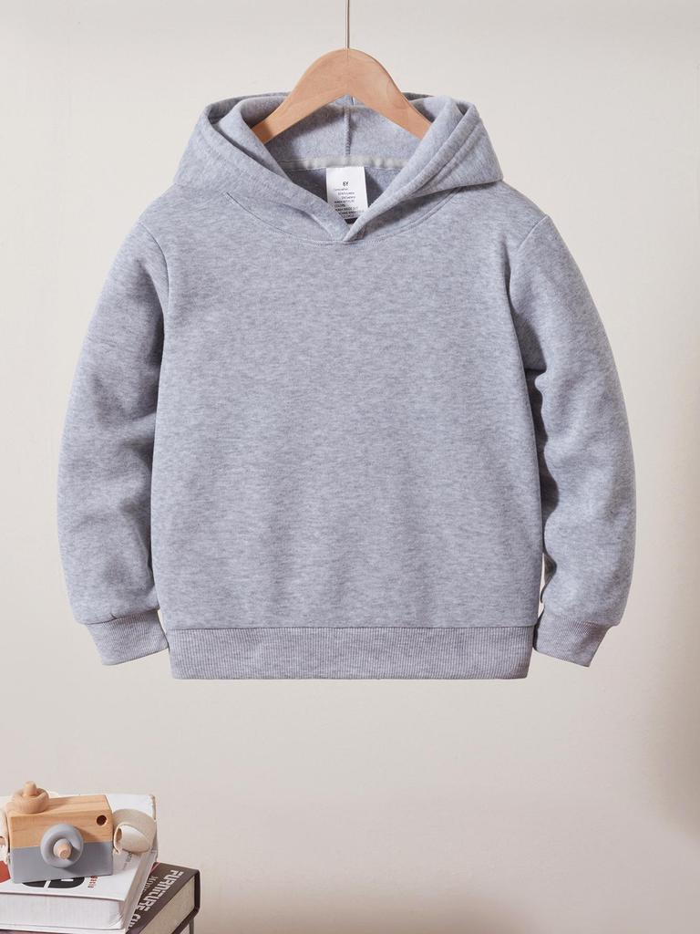 Customizable Children's Hooded Sweatshirt - Autumn/Winter Loose-Fit Boys & Girls Hoodie