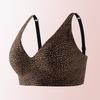 Women's, Sexy Leopard Print Bra, Non Removable Padding, Adjustable Shoulder Straps, Invisible Buckle, Breathable and Comfortable, Leopard Print Bra