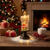 Christmas Decorations Glitter Water Globe Christmas Snow Globes Candle Shape Snowglobes Table Ornament Home Decors