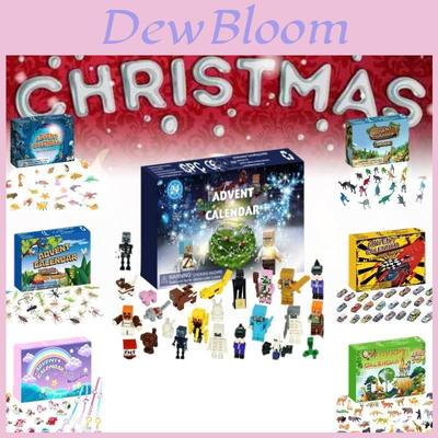 Christmas Countdown Blind Box For Kids Plastic Animal World Toy Gift Box