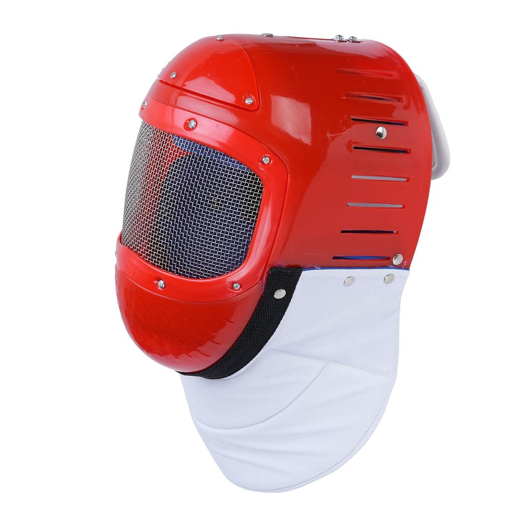 Kids Fencing Face Guard Breathable Metal Mesh Helmet Protective Cover for Foil Sabre Epee Use