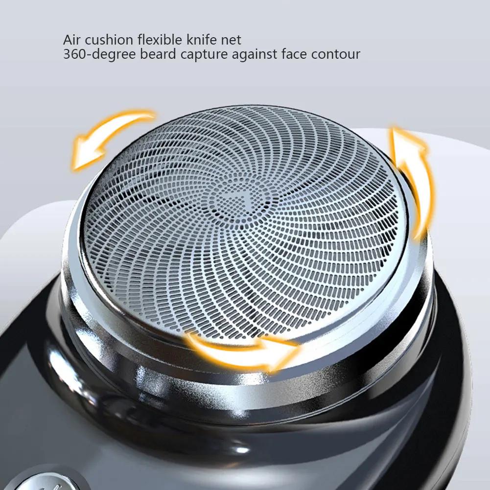 Portable Electric Shaver USB Rechargeable Mini Shave Electric Razor Pocket Shaver Waterproof Shaver Gift for Father Husband