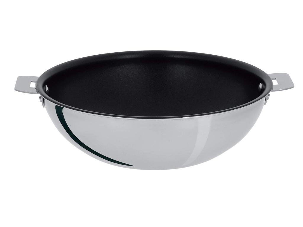 CRISTEL wok 20cm Gas IH compatible WOKT20QE Japanese Made in France Non-stick [Authorized product]