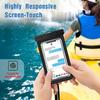 Floating Waterproof Swimming Bag Phone Case & Strap For iPhone 11 12 13 14 15 Pro Max Samsung S23 S22 Xiaomi Huawei Cover