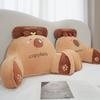 Cartoon Plush Headboard with Large Backrest Dormitory Reading Backrest Pillow Bed, Sofa, Waist Protection, Fatigue Relief, Waist Cushion