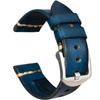 Curved Retro First-Layer Cowhide Smartwatch With Accessories Handmade Leather 20 22 24Mm Men'S Genuine Leather Strap