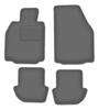 Welurowe dywaniki samochodowe, grafitowe, do: Porsche 911 (typ 997) kabriolet, coupe, targa (2002-2012)