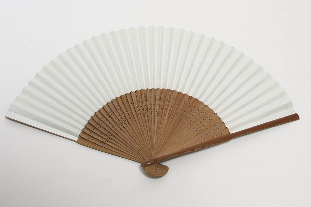Folding Kyoto Craftsman with Fan in Paper Box [Hasegawa] Men's Fan, Made, Case, (Gourd Design, Green)