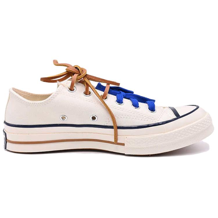 Converse Chuck 70 Casual Comfortable Versatile Durable Low-Top Canvas Shoes Unisex Sneaker White Blue Brown A16582C