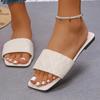 2025 Summer Slippers for Women Wear New Fashionable Women's Shoes Home Slippers Outdoor Beach Sandals Zapatos De Mujer