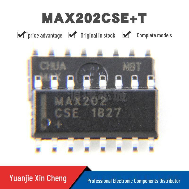 MAX202CSE+T SOIC-16 5V RS-232 Transceiver - Genuine Product with BOM List