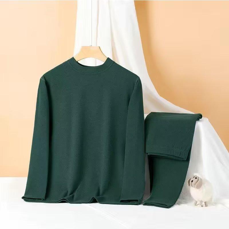 

Комплект мужского термобелья: Двусторонний немецкий бархат, самонагревающийся, воротник средней длины, на осень и зиму XL