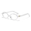 Y2K Oval Anti Blue Light Blocking Glasses Women's Clear Anti Radiation Filter Glasses Anti Radiation Eyeglass